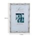thumbnail image 2 of Lawrence Frames 710146 Silver Metal Bamboo Picture Frame, 4 by 6 inch, 2 of 5