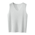 thumbnail image 5 of Bovemsi Women's Tanks & Camis New V Neck Sleeveless Ice Knitted Sweater With White Camisole And Thin Vest As A Base Layer White Camisole, 5 of 9