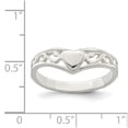 thumbnail image 2 of FB Jewels Sterling Silver Heart Ring, 2 of 2