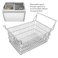 thumbnail image 4 of 2 Pcs Fridge Freezer Baskets, Wire Storage Organizer Basket with Built In Handles, Sort and Organize Foods, Easy Find Items, Multi Purpose for Cabinets, Pantry, Closets, Bedrooms, 4 of 8