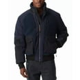 thumbnail image 2 of Bass Outdoor Men's Mixed Media Full Zip Bomber Jacket Coat Caviar Black XL, 2 of 2