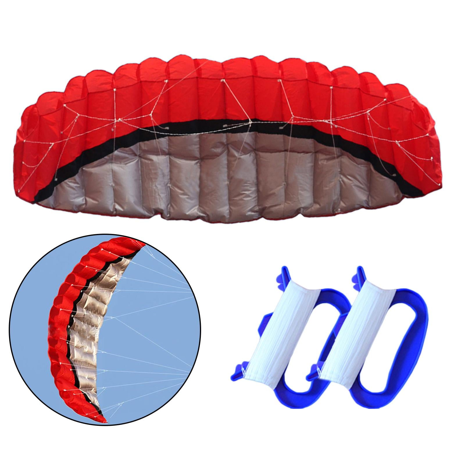 DimyFew 2.5 Line Kite, Seaside Beach Surfboard Flying Sport Parachute urfing Trainer Fly Red