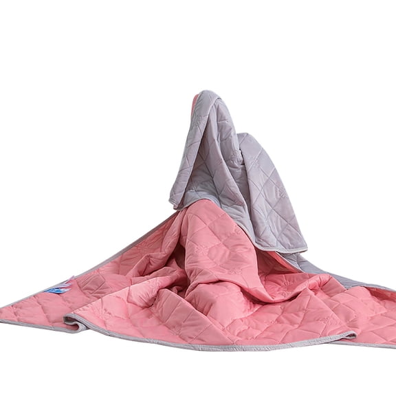 Ice Silk Smooth Lightweight Summer Throw Blanket Breathable Coverlet for Hot Sleepers Air Condition Bedroom Sofa