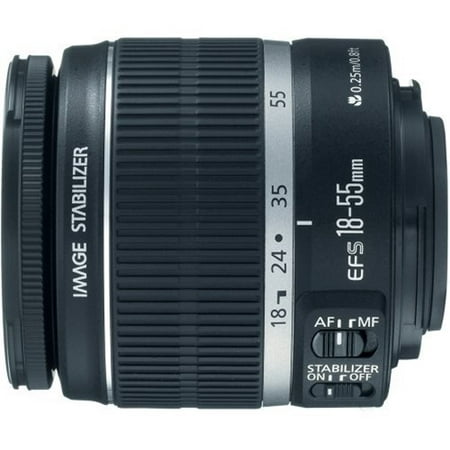 Canon EF-S 18-55mm f/3.5-5.6 IS Zoom Lens (Best Cheap Telephoto Lens For Canon)