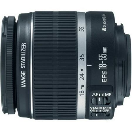 Canon EF-S 18-55mm f/3.5-5.6 IS Zoom Lens (Best Canon Telephoto Lens For The Money)