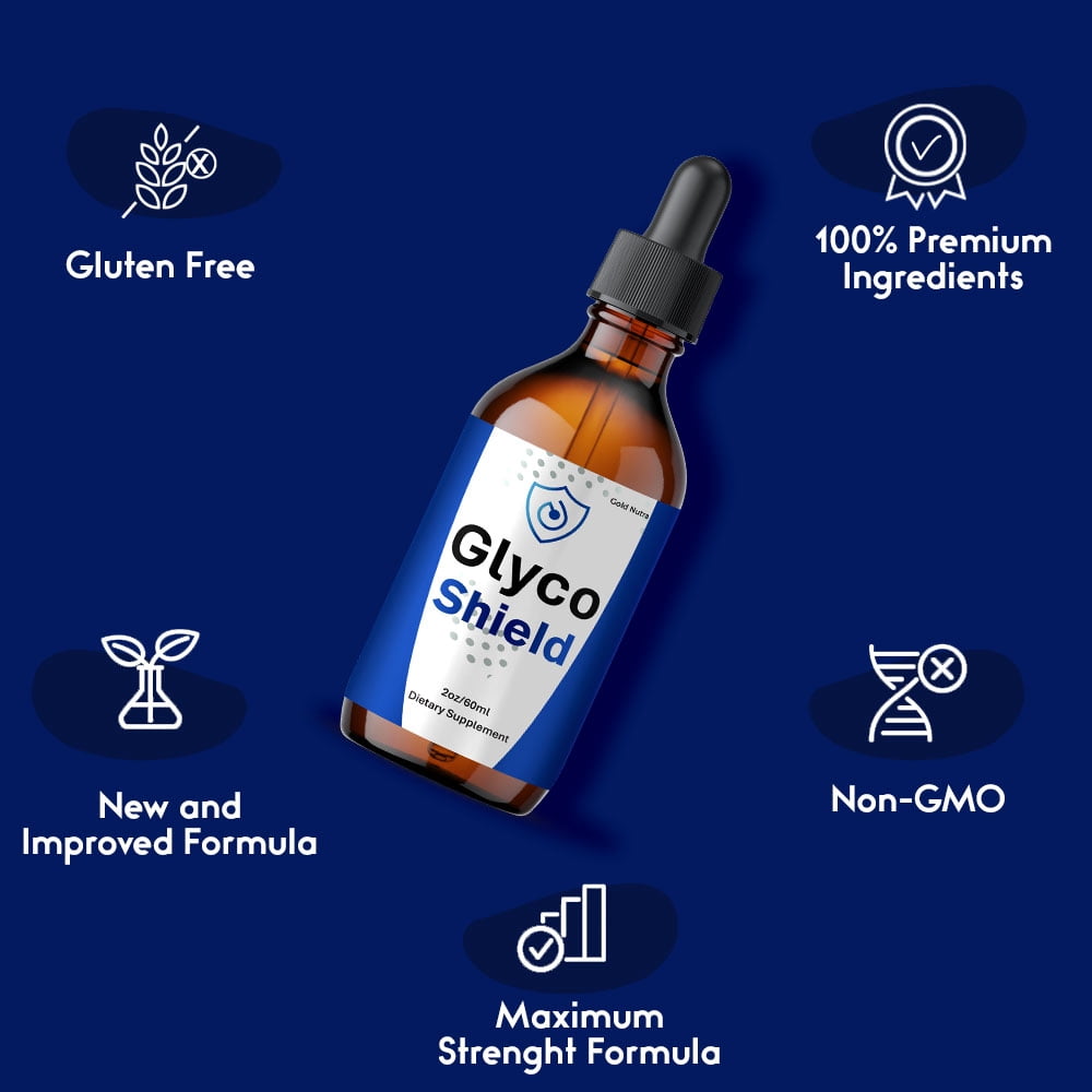 Glyco Shield Drops, GlycoShield All Natural Supplement, Maximum Strength Formula, Liquid Extract 10 Month Supply (10 Pack)