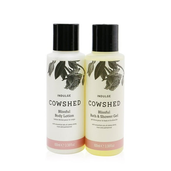 Cowshed Blissful Treats Duo Set: Indulge Blissful Bath &amp; Shower Gel 100ml+ Indulge Blissful Body Lotion 100ml 2x100ml/3.38oz