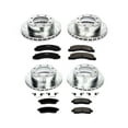 thumbnail image 3 of PowerStop Front and Rear Z23 Evolution Sport Carbon-Fiber Ceramic Brake Pad and Drilled & Slotted Rotor Kit Fits: FORD Select Models K1906, 3 of 10