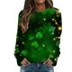 thumbnail image 1 of Gibobby Sudaderas con cremallera Sudadera de manga larga para mujer, holgado informal con cuello redondo, sudadera de otoño, Tops (Negro, L), 1 of 4