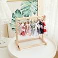 HOKARUA 8pcs Miniature Doll House Hangers Min Clothing Hanger Models