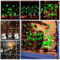 thumbnail image 2 of Pegatinas navideñas de Papá Noel para ventana, pegatina luminosa de copo de nieve para pared, decoración de pared para habitación de niños, adornos navideños de Año Nuevo, 2 of 4