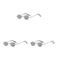 thumbnail image 4 of ZheElen Punk Rock Fashion-Proof pour Hommes et Femmes Lunettes de Protection Rondes UV400 C9 3Set, 4 of 6
