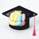 thumbnail image 2 of Graduation Candy Dome Greeting Card 2026 Class Cap Tassel • Clear Candy Sprinkle Dome Keepsake • Party Favor Gift, Blank Back to Personalize, 2 of 9