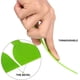 thumbnail image 2 of Reusable Plastic Putty Knife Set Green Flexible Scraper Tool Flexible Paint Scraper Tool for Decals, Wallpaper, Baking, Wall and Car Putty, Filler, Re, 2 of 5