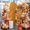 Ginger Orange, Charcoal, variant on Fall Thanksgiving Arch Backdrop Cover 6.6Ft, Wedding Arch Covers Stretchy Backdrop, Farm Harvest Pumpkin Maple Leaf Patchwork Fitted 2 Sided Arched Photo Background for Birthday Party Decorations