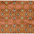 thumbnail image 5 of oneOone Cotton Poplin Twill Orange Fabric Block Diy Clothing Quilting Fabric Print Fabric By Yard 56 Inch Wide, 5 of 6