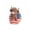 B, variant on erdimoy 4th of July Highland Cow Figurines, 4" Patriotic Resin Decor, Donut & Cupcake Themed