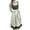 A-Green630, variant on Traditional Oktoberfest Dirndl Dress for Women Lace Short Sleeve Keyhole Bow Tie Dresses