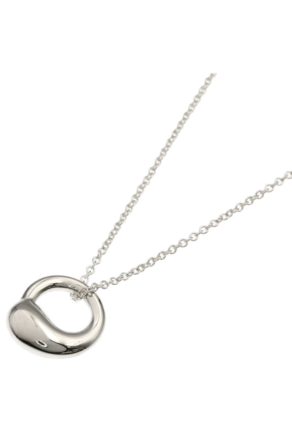 Pre-Owned Tiffany & Co. Eternal Circle Necklace, Silver, Women's.