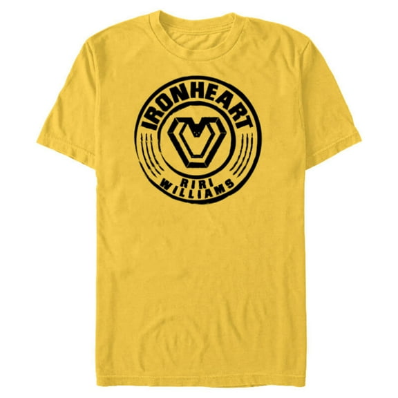 Marvel Black Panther: Wakanda Forever Riri Ironheart Icon - Short Sleeve Blended T-Shirt for Adults - Customized-Yellow