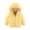 Yellow, variant on Godderr Baby Toddler Hooded Cotton Jackets for Girls Boys 1-19Y Winter Fall Fleece Coats Thicked Solid Color Outwears with Zipper