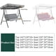 thumbnail image 5 of Toldo de repuesto para columpio Hollywood con asiento de repuesto, toldo de repuesto para columpio de jardín + funda para asiento, toldo de repuesto impermeable para columpio de jardín de 2 o 3 p, 5 of 5