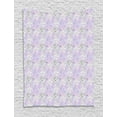 thumbnail image 1 of Romantic Tapestry, Repeating Outline Sketchy Wild Flowers and Buds on Abstract Dreamy Background, Wall Hanging for Bedroom Living Room Dorm Decor, 40W X 60L Inches, Multicolor, by Ambesonne, 1 of 2