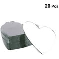thumbnail image 2 of Small Mirrors for Crafts, Mini Mirror Craft Mirror Glass Pieces Mirror Lens Mirror Pieces Decorative Craft DIY Accessory (20Pcs Heart Shape), 2 of 7