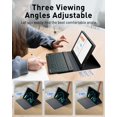 thumbnail image 4 of Funda para tablet TUNKARMOR 10.2" con teclado retroiluminado y mouse, 4 of 9