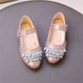 thumbnail image 5 of breaise Toddler Dress Shoes Flower Girl Shoes for Weeding Cute Mary Jane Shoes Rhinestone Ballet Flat for Walking, 5 of 10