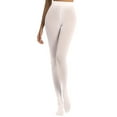 thumbnail image 3 of Leggings de baile blancos de punto sin costuras para mujer, de color liso y talla grande, sin amoníaco, 40D, coloridos, 3 of 6