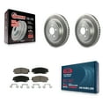 thumbnail image 1 of Transit Auto Front Coated Disc Brake Rotors and Ceramic Pads Kit for Car 2015-2018 Dodge Charger RWD with 3.6L with 345mm Diameter Rotor KGC-102249, 1 of 11