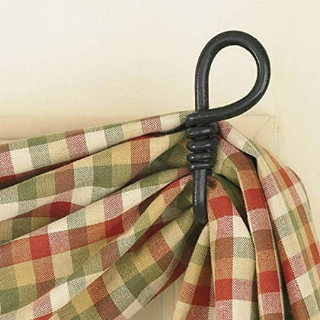 

Forged Curtains Hook - Black