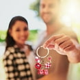 thumbnail image 2 of SLYNSHome Heart Keychains Valentine's Gifts for Couple Cute Keychain Accessories Pendants for Boyfriend,Girlfriend,Lovers Key Chain Bag Charm for Women, 2 of 7