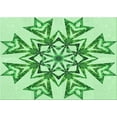 thumbnail image 1 of Ahgly Company Indoor Rectangle Patterned Light Green Area Rugs, 2' x 5', 1 of 6