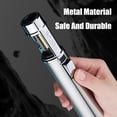 Classic Large Metal Handheld Torch Lighter, Windproof Butane Refillable ...