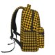 thumbnail image 3 of Fotbe Retro Yellow and Black Houndstooth Mochila Casual con Estampado para Escuela, Viajes y Actividades al Aire Libre - Duradera, Ligera y Cómoda, 3 of 5
