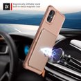 thumbnail image 7 of SaniMore Versatile Case for Samsung Galaxy A05 6.7" 2023, Rugged PC Shell PU Leather Button Flip Card Pocket Stand Magnetic Car Mount Shockproof Anti-drop Heavy Duty Protective Cover, Rosegold, 7 of 7