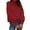 Red, variant on Vedolay Womens Long Sleeve Tops Women's Crewneck Oversized Knit Warm Side Slit Pullover Sweater,Green L
