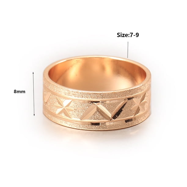 Nuevos anillos giratorios de moda para Mujeres Hombres 585 Color oro rosa giratorio mate compromiso ansiedad anillos boda pareja joyería Tan Jianjun unisex