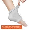 thumbnail image 5 of 5 Pairs Moisturizing Gel Heel Socks Open Toe Socks for Dry Hard Cracked Heels, 5 Colors, 5 of 8