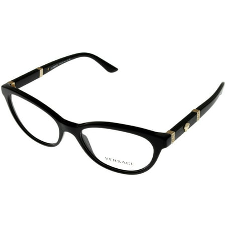Versace Prescription Eyeswear Frames Women Cat Eye Black VE3219Q GB1