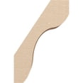 thumbnail image 3 of Ekena Millwork 5"W x 8"D x 12"H Stanfield Rough Cedar Woodgrain TimberThane Knee Brace, Primed, 3 of 6
