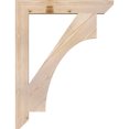 thumbnail image 3 of Ekena Millwork 3 1/2"W x 26"D x 34"H Westlake Slat Smooth Bracket, Douglas Fir, 3 of 4