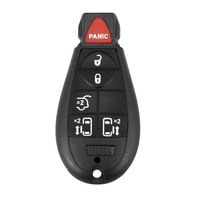 Mando a distancia de entrada sin llave de repuesto para coche M3N5WY783X 433Mhz para Dodge Grand Caravan para Chrysler Town and Country 6 botones con llave de puerta