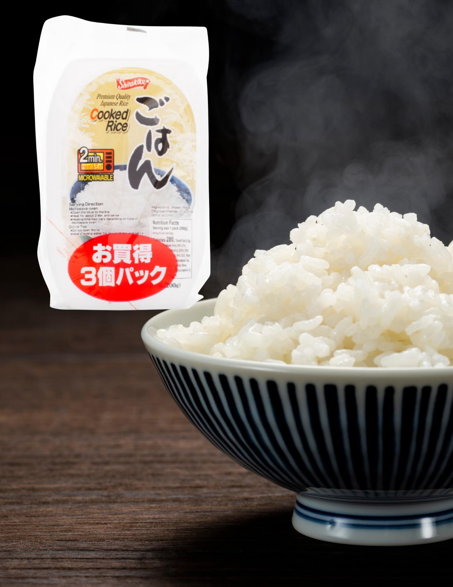 Nishimoto Shirakiku Cooked Rice, 3 ea