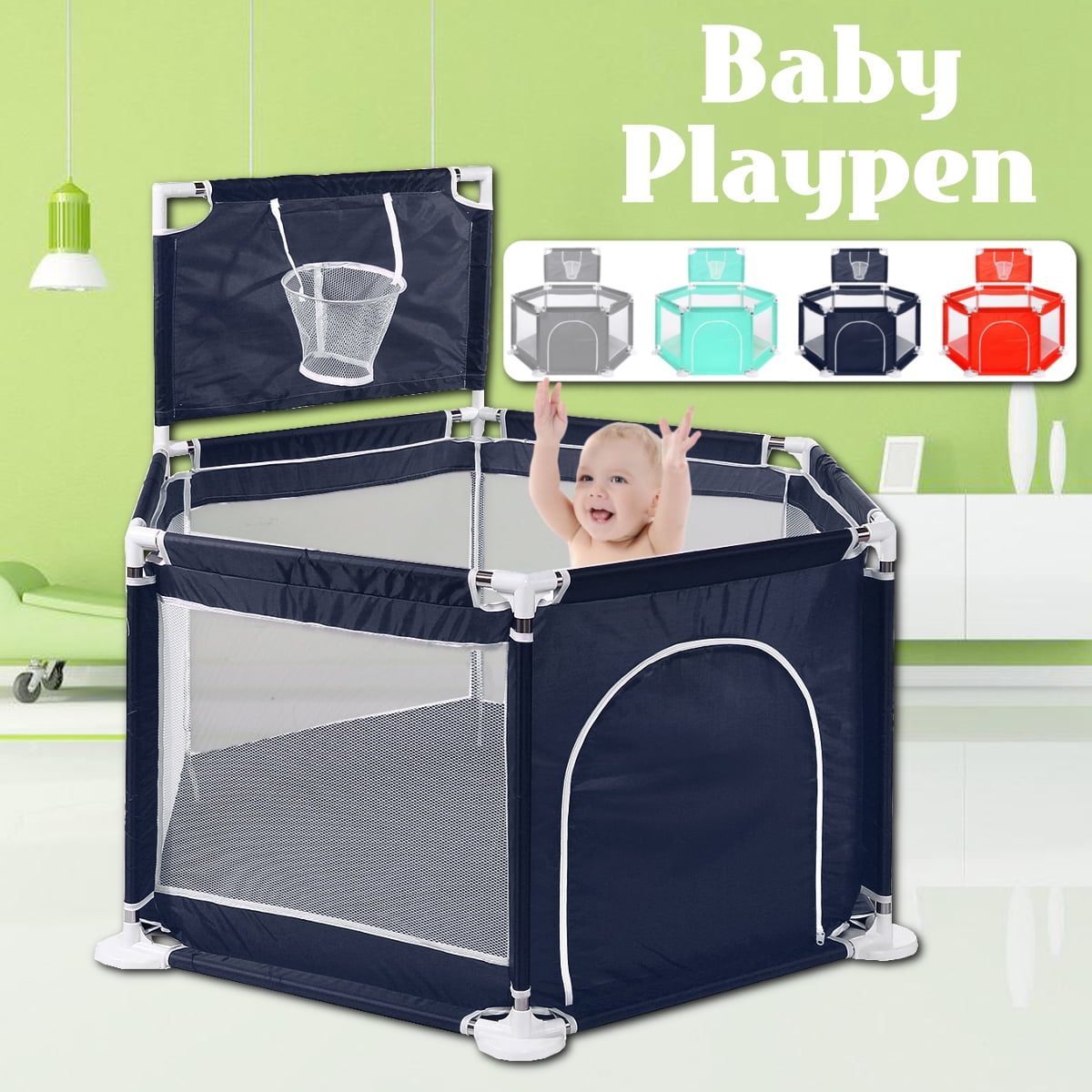 fisher price round playpen