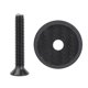 thumbnail image 2 of Auriculares De Fibra De Carbono Tapa Superior Diseño Negro Súper Ligero Con Tornillo Para Bicicleta De Montaña, 2 of 7