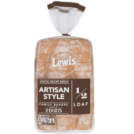Lewis Bake Shop Artisan Style Half Loaf Bread 12 oz Lewis Bake Shop Artisan Style Half Loaf Bread 12 oz
