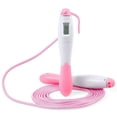 thumbnail image 2 of Graflsoa Adjustable Pink Electronic Skipping Rope with Non-Slip Handles for All Ages, 2 of 5